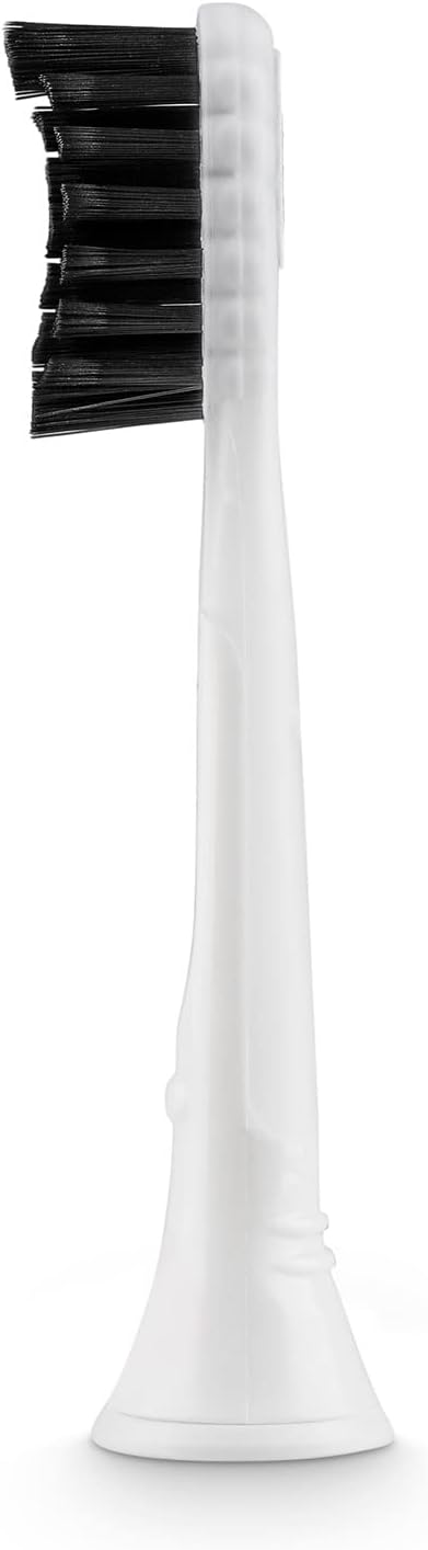 Medium Maxi Brosses à dents à charbon actif pour Philips Sonicare | Blanc, 4 pièces | Prix de lancement