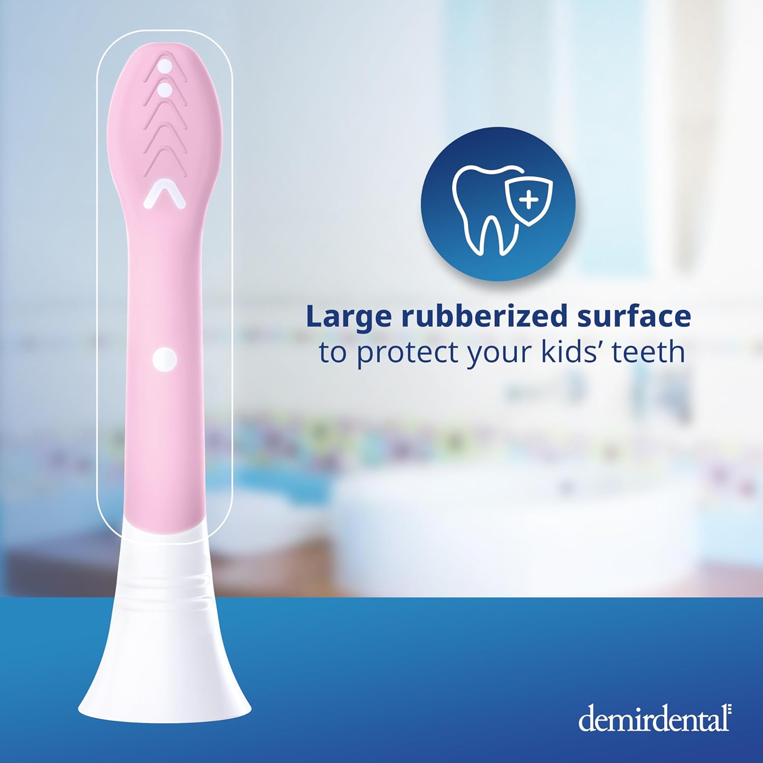 Testine di Ricambio per bambini per Philips Sonicare Kids | da 3 anni | Rosa | 3 pcs
