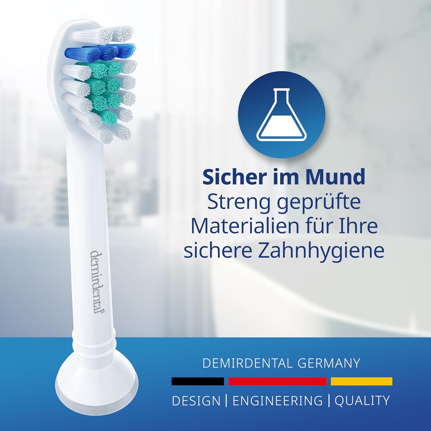 Testine di ricambio Mini dure per Philips Sonicare | Bianco