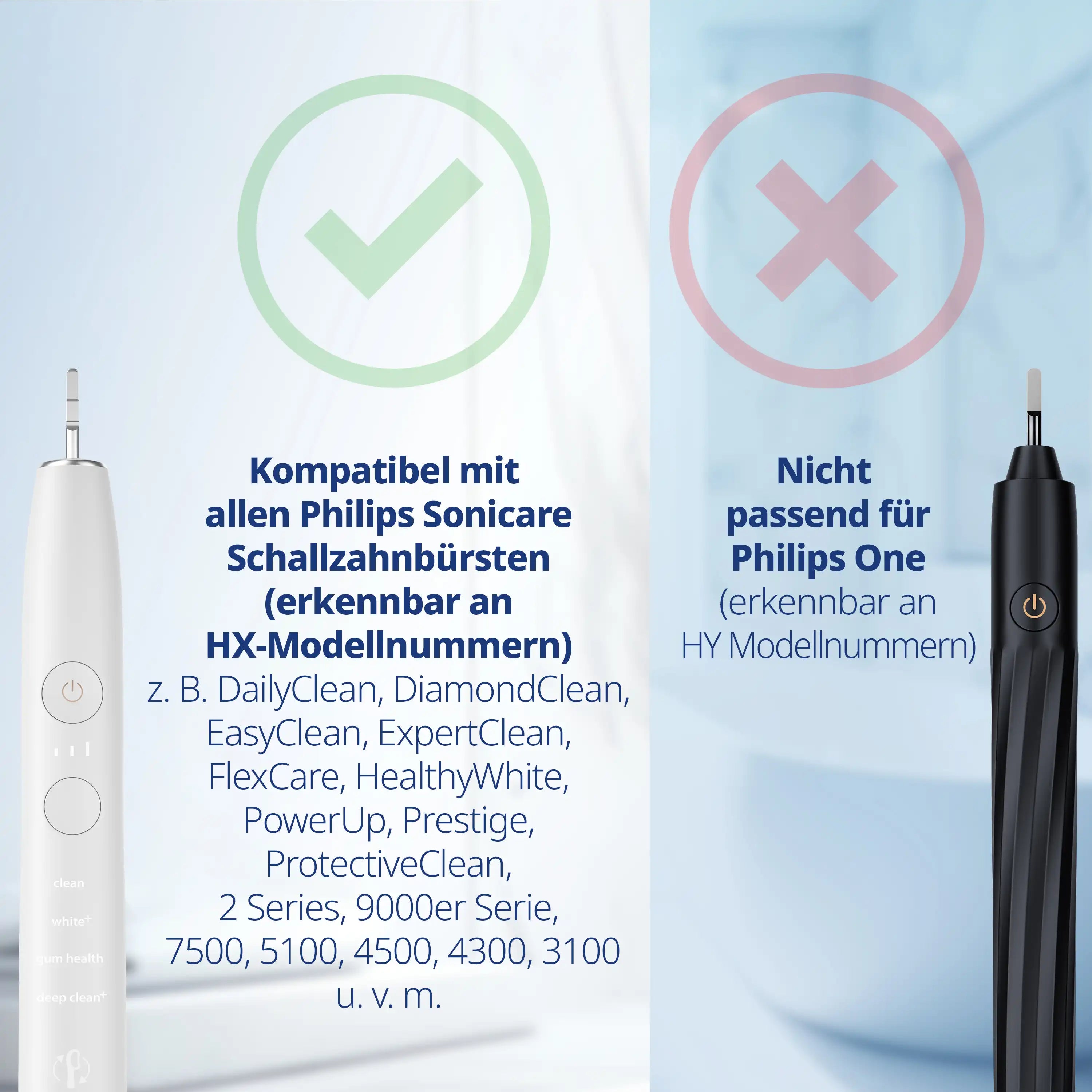 Mini Testine di ricambio Medio per Philips Sonicare | Nero