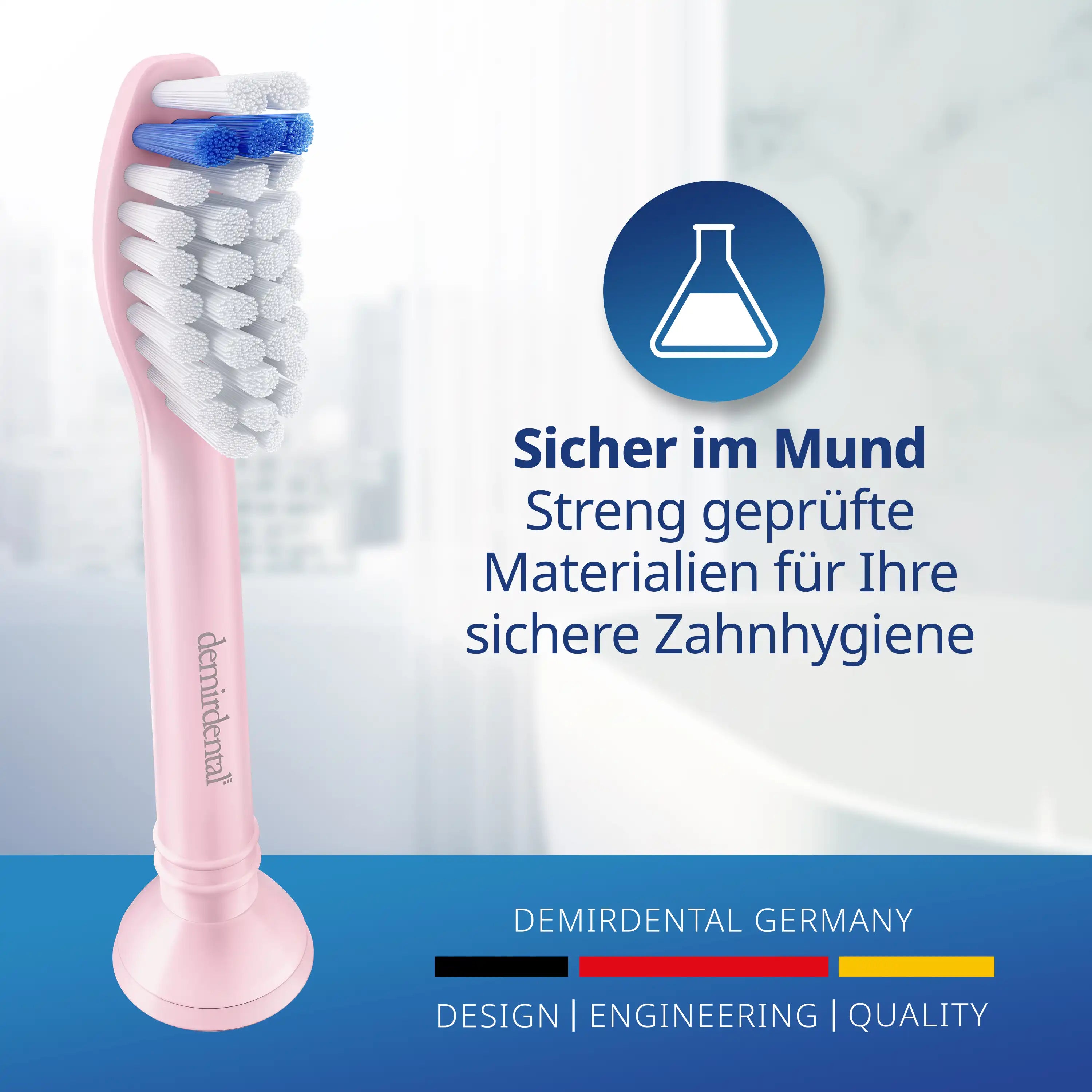 Extra Soft Aufsteckbürsten für Philips Sonicare | Rosa