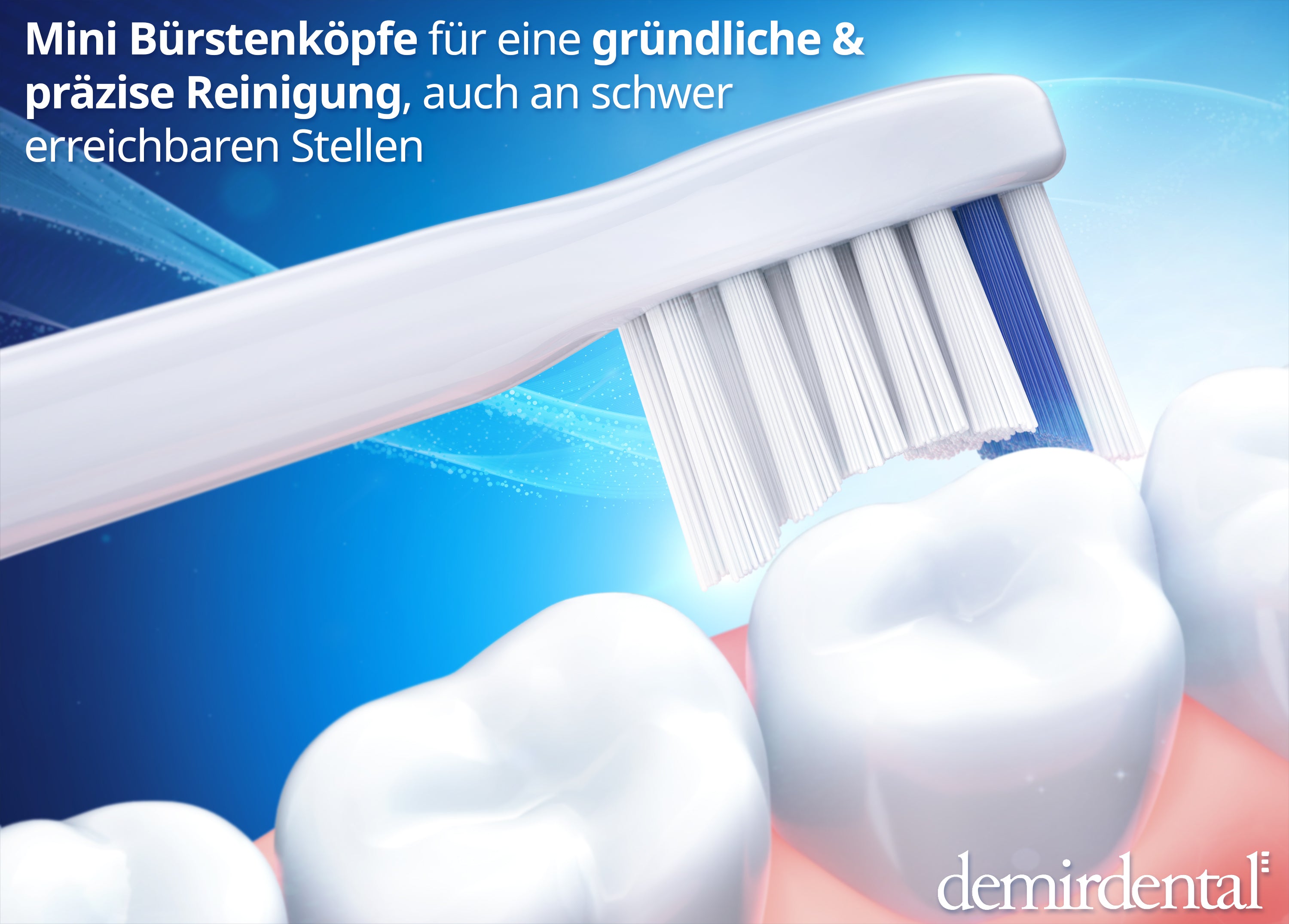Mini Dur avec charbon actif | Têtes de brosse de rechange pour Philips Sonicare | Blanc