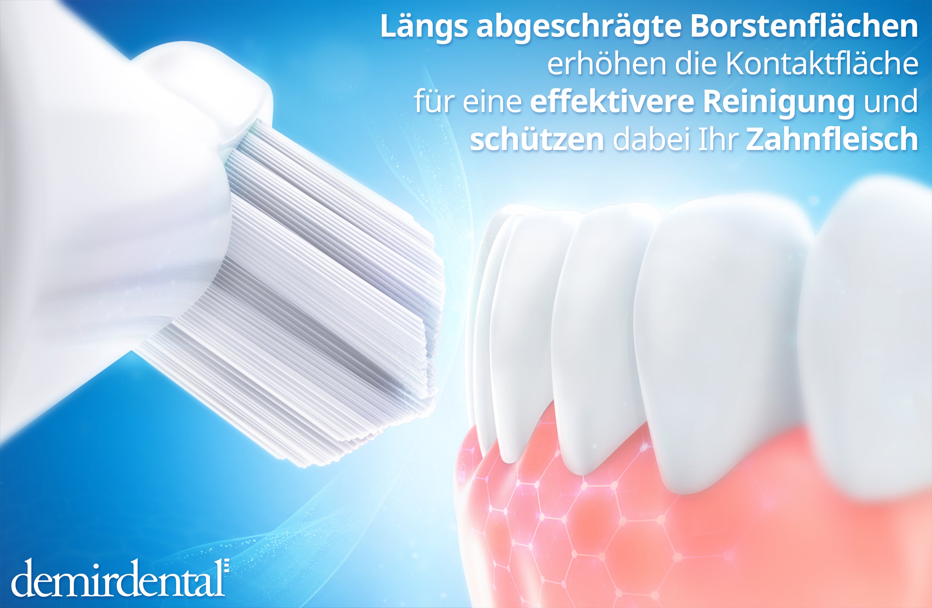 Dur X-Clean | Têtes de brosse de rechange pour Philips Sonicare | Blanc