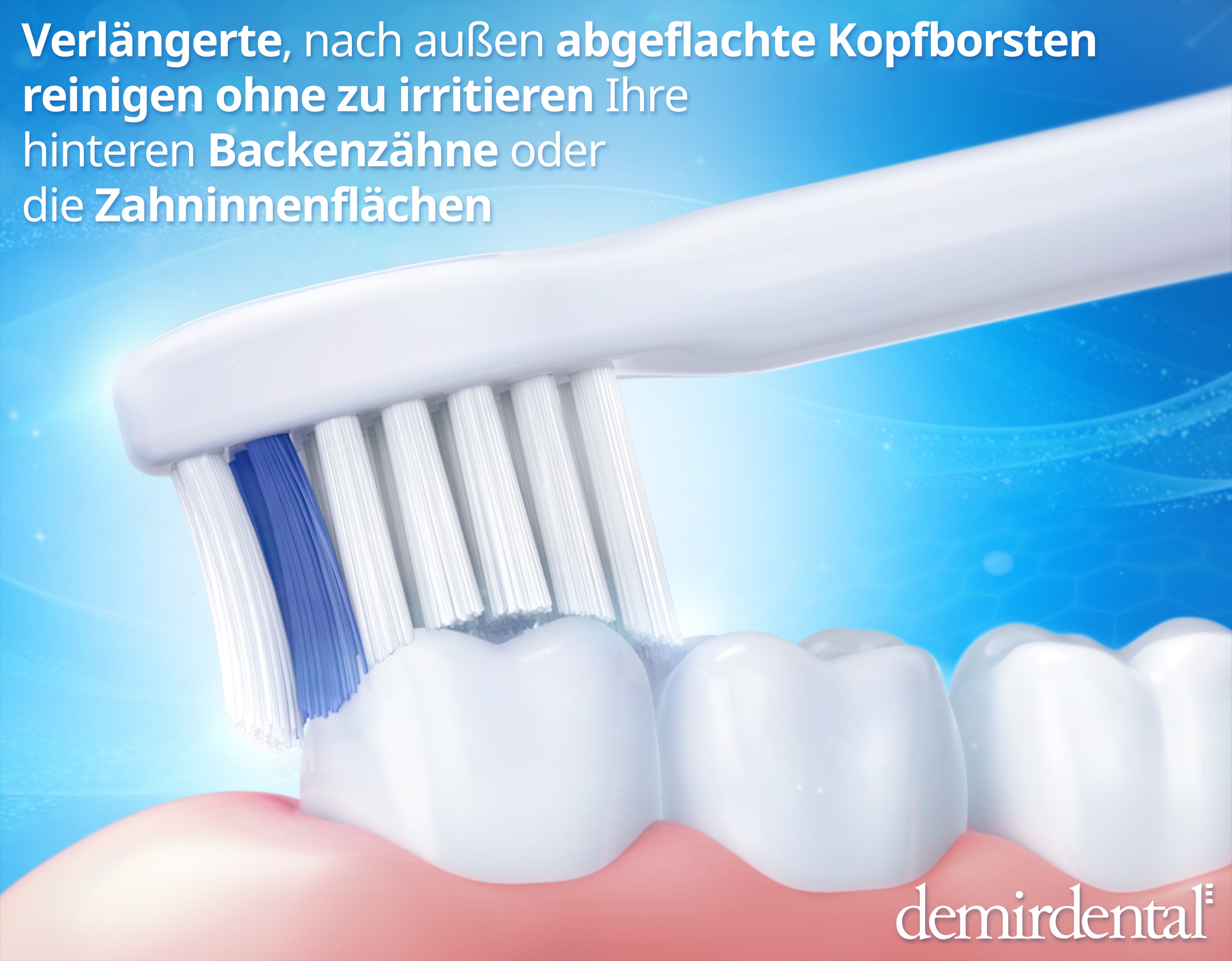 Mini Dur avec charbon actif | Têtes de brosse de rechange pour Philips Sonicare | Blanc