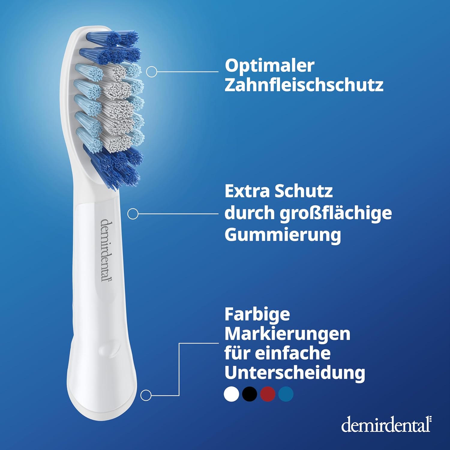 Medium Aufsteckbürsten für Oral-B Pulsonic & Oral B Pulsonic Slim | Luxe | Clean