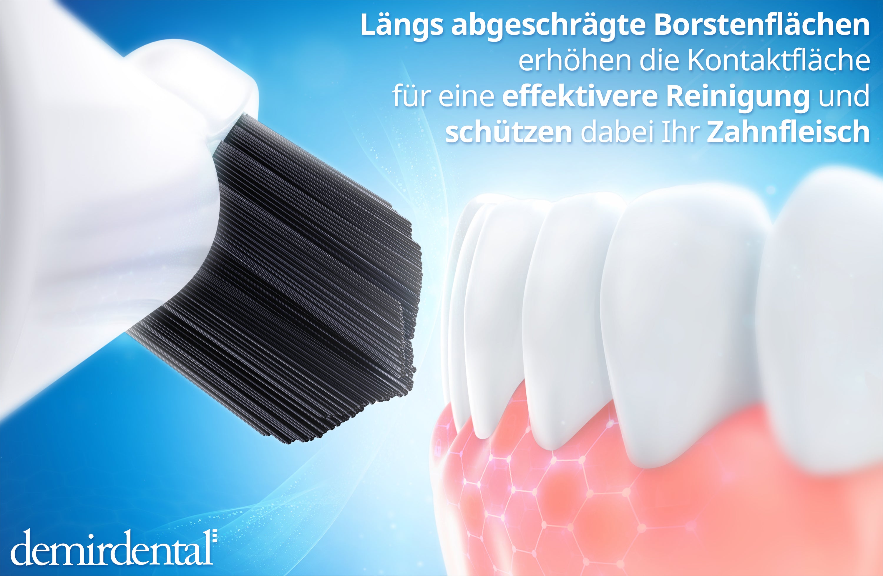 Dur avec charbon actif | Têtes de brosse de rechange pour Philips Sonicare | Blanc